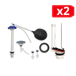Herrajes para Sanitario de botón superior COFLEX | Envío Gratis