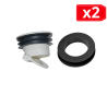 Válvula anti olores mas rejilla con tapón para coladera | Envío Gratis