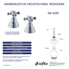 Manerales de Cruceta para Regadera | COFLEX