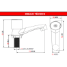 Llave para lavabo y cubre taladros | Envío GRATIS