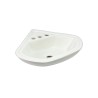 Lavabo esquinero Blanco | Envío GRATIS