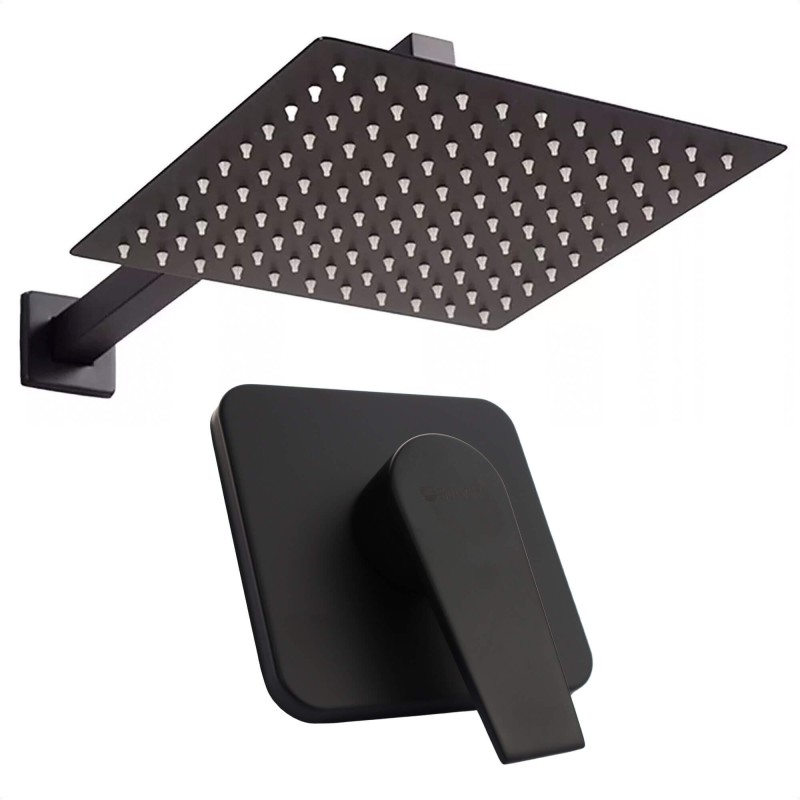 Regadera Cuadrada con Monomando Solvex | Envío Gratis